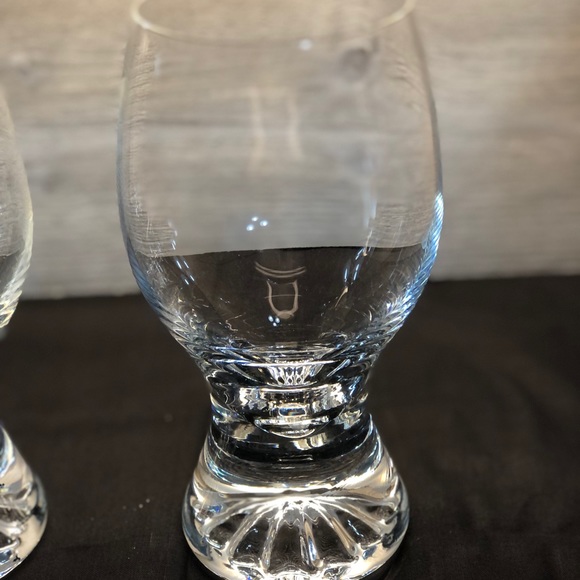 Gorgeous Vintage Bohemia Crystal-Crystalex Footed Goblets - Picture 2 of 6